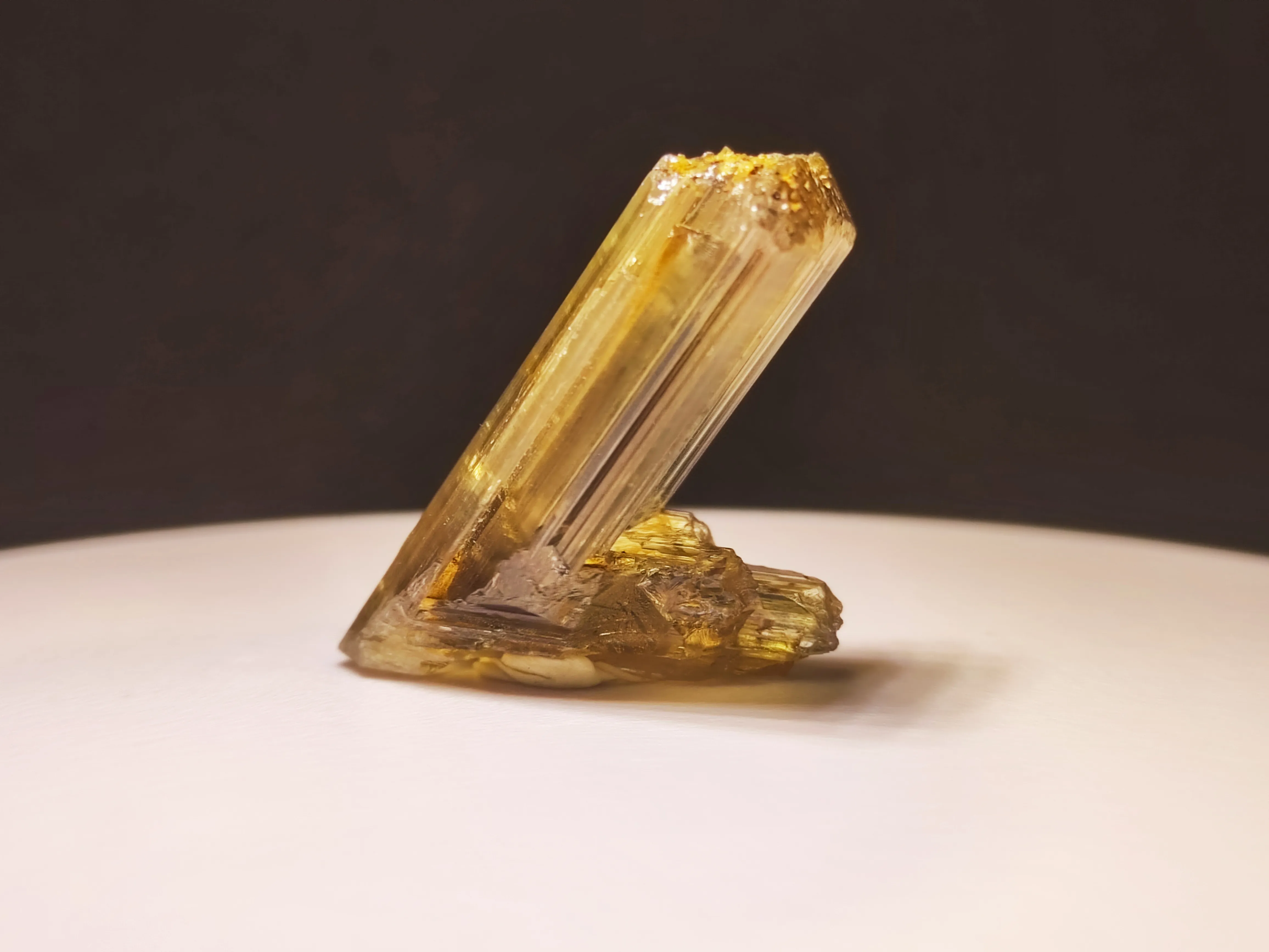 Natural Diaspore Crystal | Green Turkish Csarite - image 2