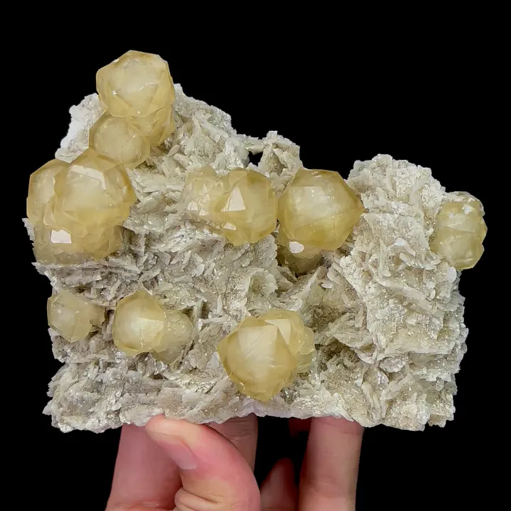Natural Dolomite and Calcite,Mineral Specimen:GUIZHOU (120*98*50mm) image
