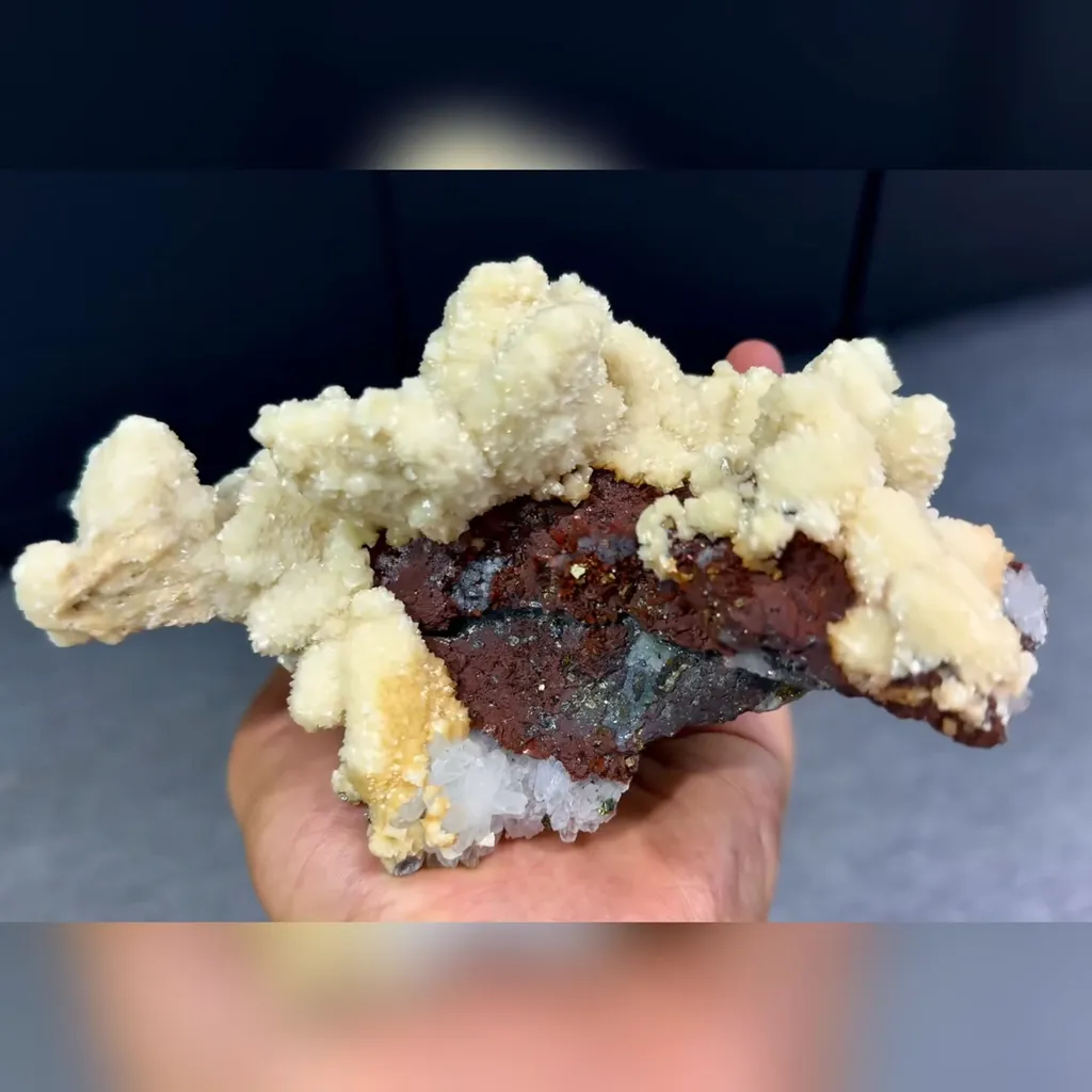 Natural Dolomite and Quartz Symbiosis comes from Jiangxi,China 150*105*70MM image