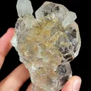 Natural Enhydro Fluorite and Quartz, Mineral Specimen: Huanggangliang,Inner Mongolia (85*60*35MM) - image 3