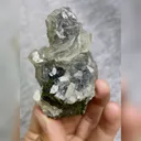 Natural Epidote and Calcite Symbiosis comes from Daye,Hubei 40*75*35MM - image 3