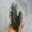 Natural Epidote and Calcite Symbiosis comes from Daye,Hubei 40*75*35MM - image 1