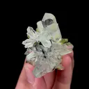 Natural Epidote and Crystal Cluster Mineral Specimen,High Quality Specimen,JINKOUHE,SICHUAN,CHINA(51*46*50mm) - image 4