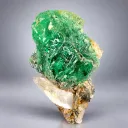 Natural Faceted Green Flourite on Mica and Albite from Pakistan - image 5