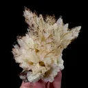Natural Feather Calcite and Goethite Mineral Specimen,High Quality Specimen,ANHUI,CHINA(86*83*95mm) - image 1