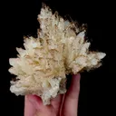 Natural Feather Calcite and Goethite Mineral Specimen,High Quality Specimen,ANHUI,CHINA(86*83*95mm) - image 4