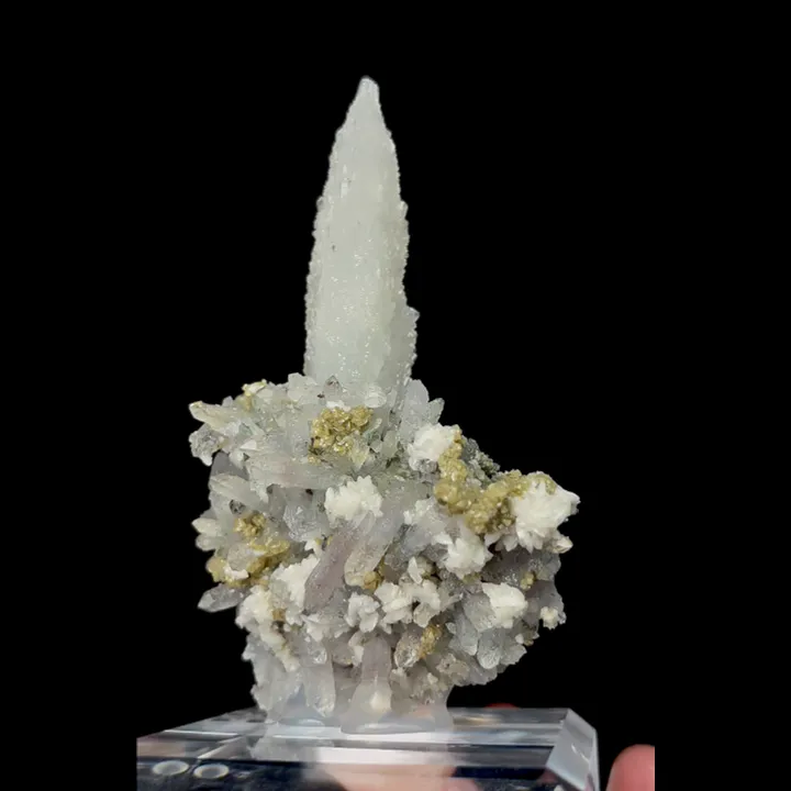 Natural Feather Calcite, Mineral Specimen:Fujian,China (65*30*100MM) - image 3