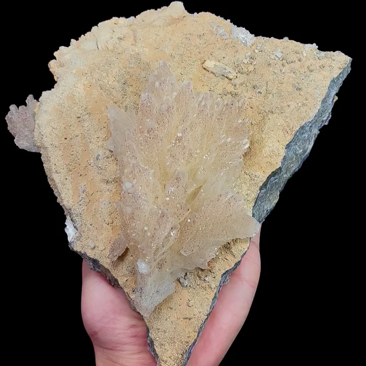 Natural Feather Calcite, Mineral Specimen:Guizhou,China (210*250*100MM) - image 6