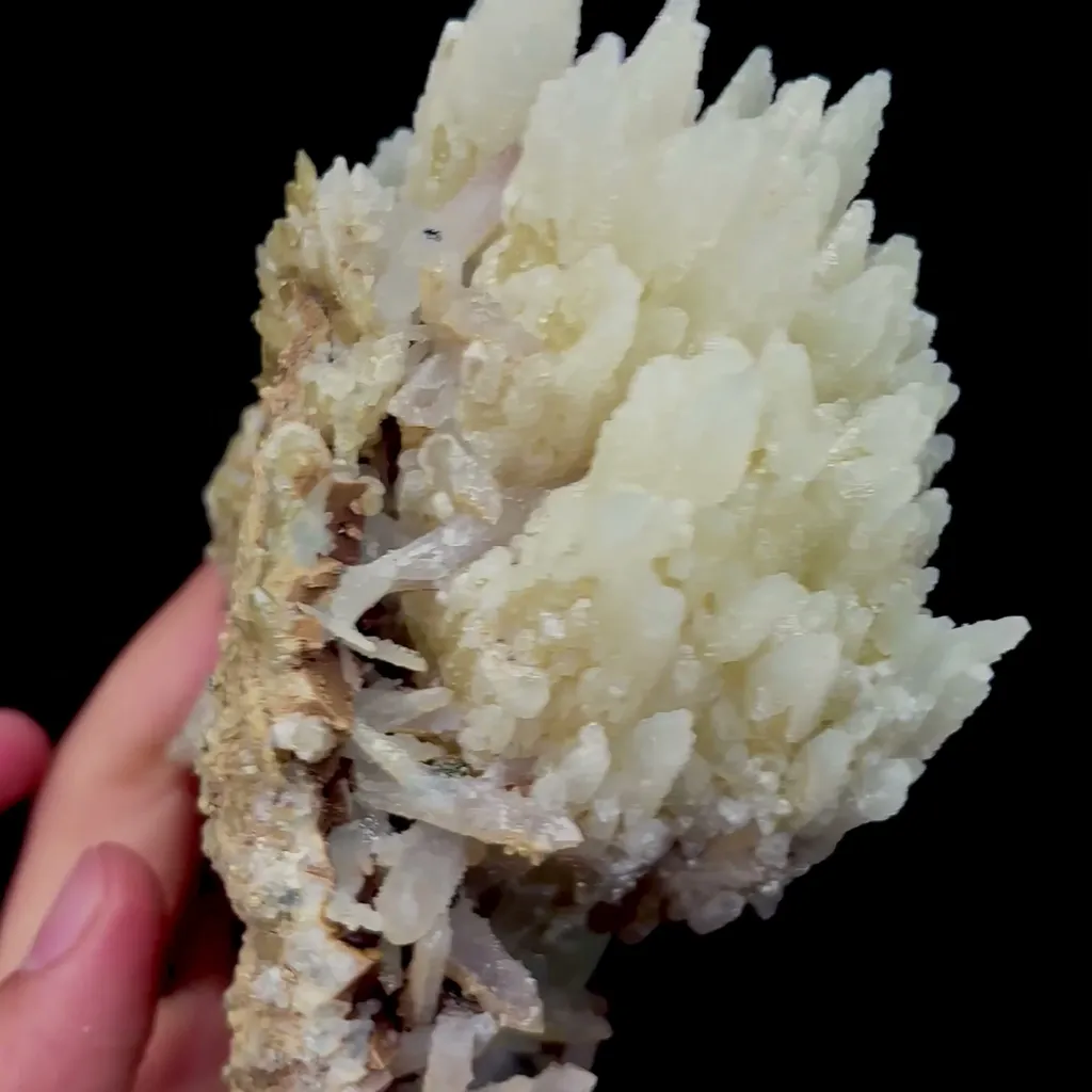 Natural Feather Calcite Mineral Specimen,High Quality Specimen,ANHUI,CHINA(107*70*180mm) - image 3
