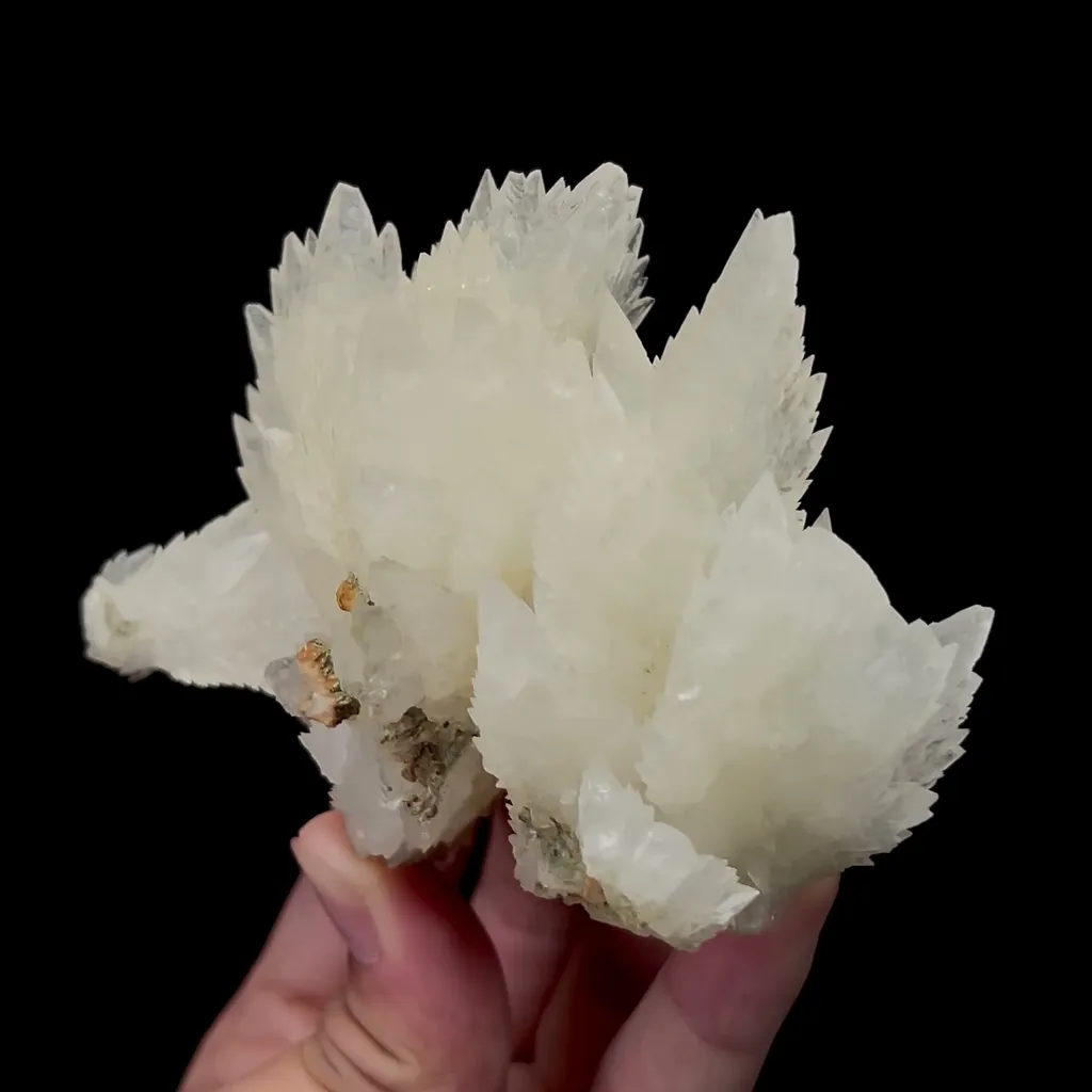 Natural Feather Calcite Mineral Specimen,High Quality Specimen,ANHUI,CHINA(110*90*50mm) image