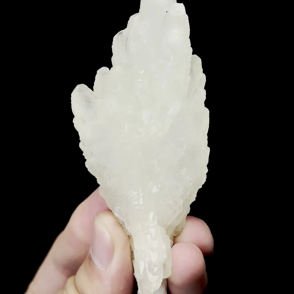 Natural Feather Calcite Mineral Specimen,High Quality Specimen,ANHUI,CHINA(32*36*107mm) image