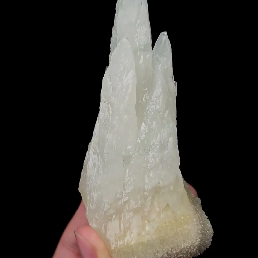 Natural Feather Calcite Mineral Specimen,High Quality Specimen,ANHUI,CHINA(40*50*110mm) image