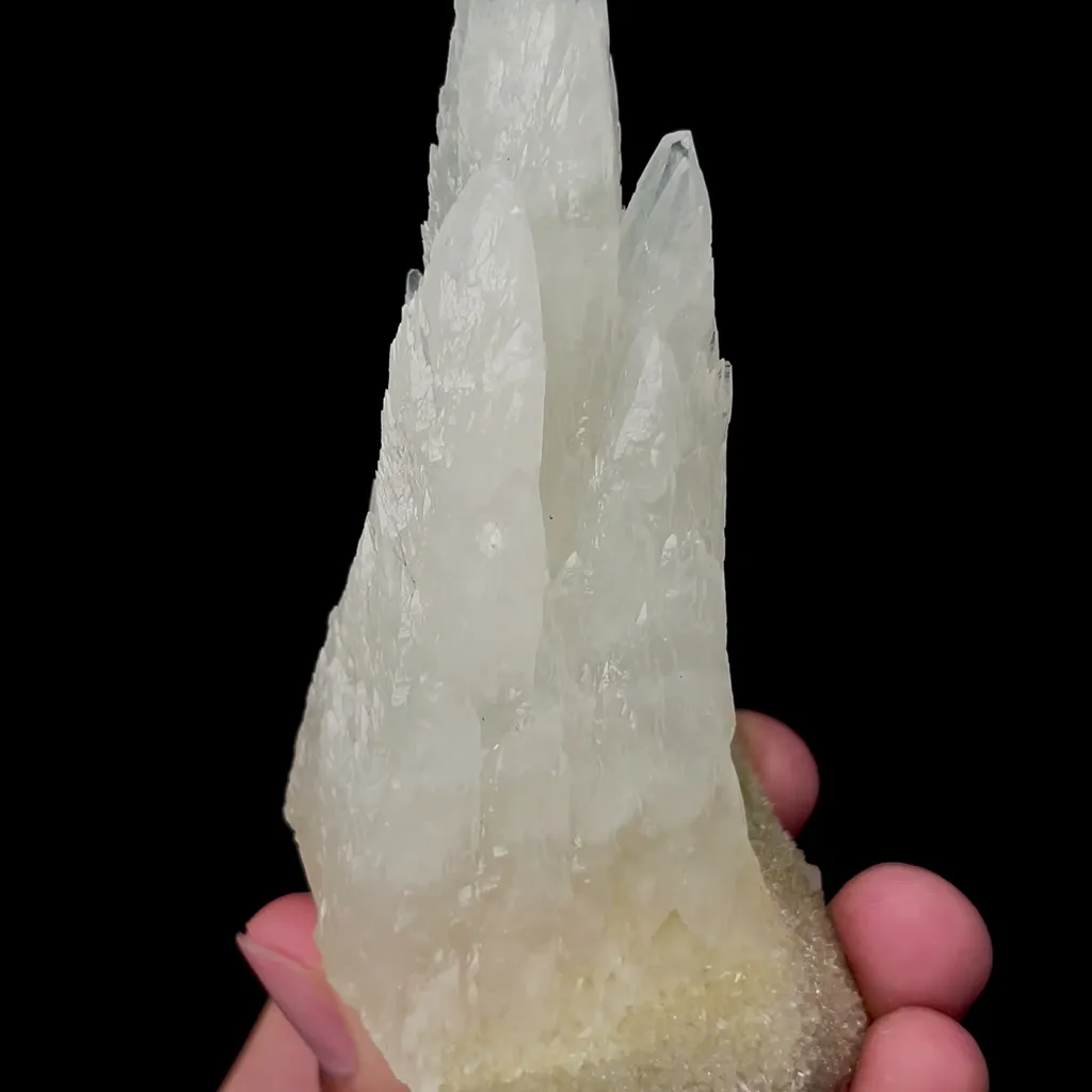 Natural Feather Calcite Mineral Specimen,High Quality Specimen,ANHUI,CHINA(40*50*110mm) - image 4