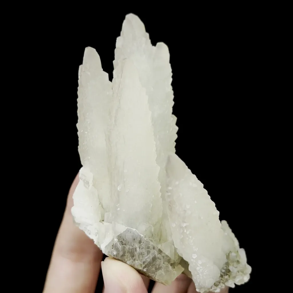 Natural Feather Calcite Mineral Specimen,High Quality Specimen,FUJIAN,CHINA(65*95*50mm) image