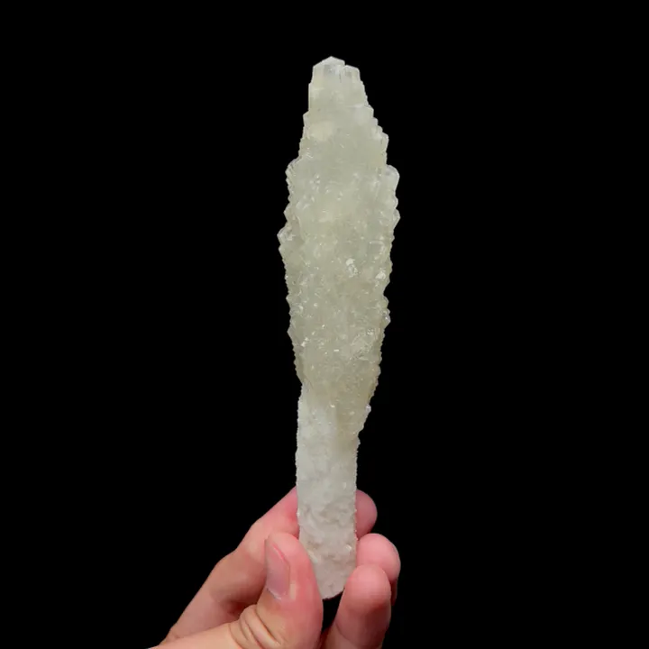 Natural Feather Calcite,Columnar Mineral Specimen: ANHUI China (30*140*25mm) image