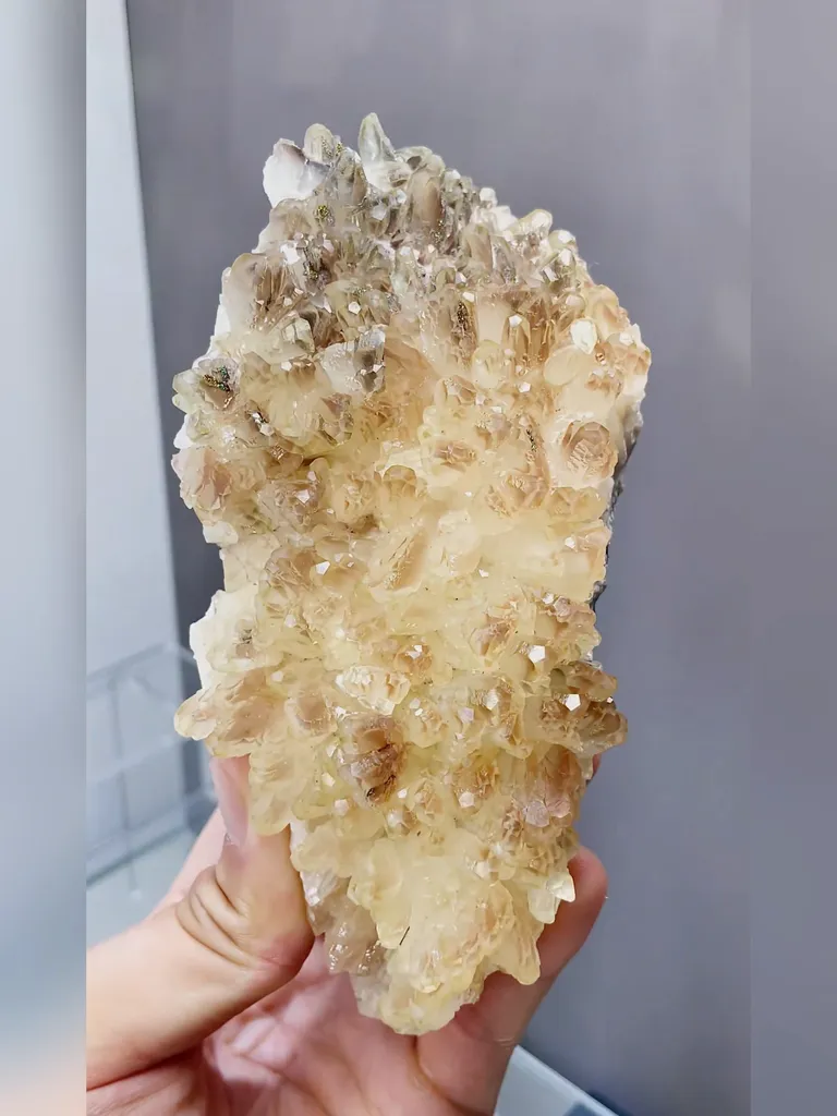Natural Feather Fluorite comes from Anhui,China 65*55*145MM - image 6