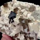 Natural Feldspar, Smoky Crystal and Fluorite Symbiosis Mineral Specimen,High Quality Specimen,FUJIAN,CHINA(145*80*52mm) - image 3