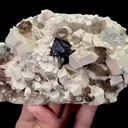 Natural Feldspar, Smoky Crystal and Fluorite Symbiosis Mineral Specimen,High Quality Specimen,FUJIAN,CHINA(145*80*52mm) - image 1
