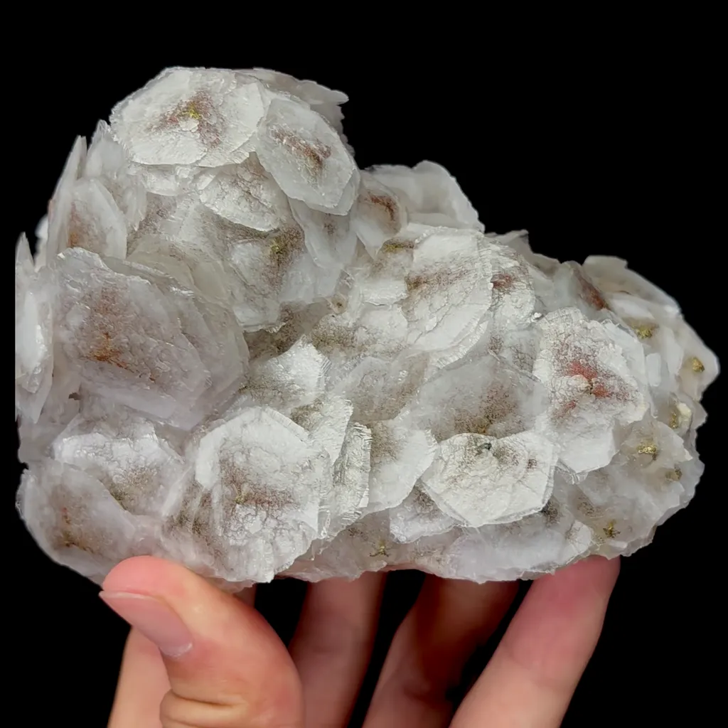 Natural Fish Scale Calcite and Pyrite Mineral Specimen,High Quality Specimen,CHENZHOU,HUNAN,CHINA(125*96*77mm) - image 3