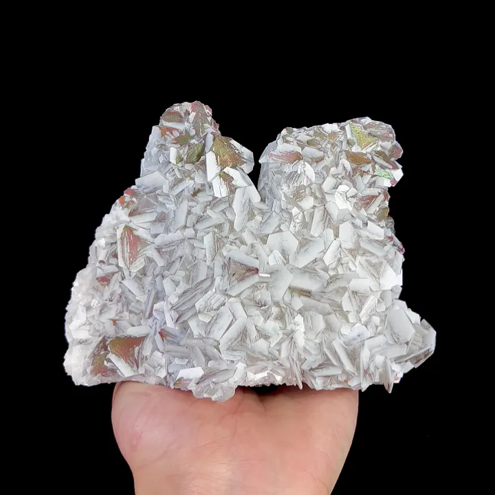 Natural Flake Calcite and Pyrite, Mineral Specimen: Fujian,China (140*115*70MM) image