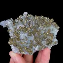 Natural Flake Calcite and Pyrite, Mineral Specimen:Fujian,China (80*70*25MM) - image 1