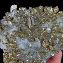 Natural Flake Calcite and Pyrite, Mineral Specimen:Fujian,China (80*70*25MM) - image 3