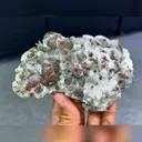 Natural Flake Calcite and Pyrite Symbiosis comes from Hunan,China 120*75*35MM - image 2