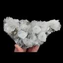 Natural Flaky Calcite and Clear Quartz Cluster with Pyrite, Mineral Specimen:Fujian,China (180*85*35MM) - image 5