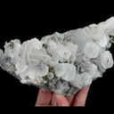 Natural Flaky Calcite and Clear Quartz Cluster with Pyrite, Mineral Specimen:Fujian,China (180*85*35MM) - image 3