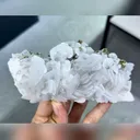 Natural Flaky Calcite and Pyrite and Quartz coexist comes from Fujian,China 150*45*65MM - image 2