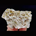 Natural Flaky Calcite and Pyrite Symbiosis comes from Fujian,China 95*60*25MM - image 1