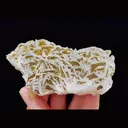 Natural Flaky Calcite and Pyrite Symbiosis comes from Fujian,China 95*60*25MM - image 2
