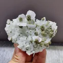 Natural Flaky Calcite and Quartz coexist with Pyrite comes from Fujian,China 90*30*70MM - image 1