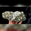 Natural Flaky Calcite Coexist With Pyrite and  Quartz comes from Fujian，China  155*55*40MM - image 6