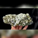 Natural Flaky Calcite Coexist With Pyrite and  Quartz comes from Fujian，China  155*55*40MM - image 3