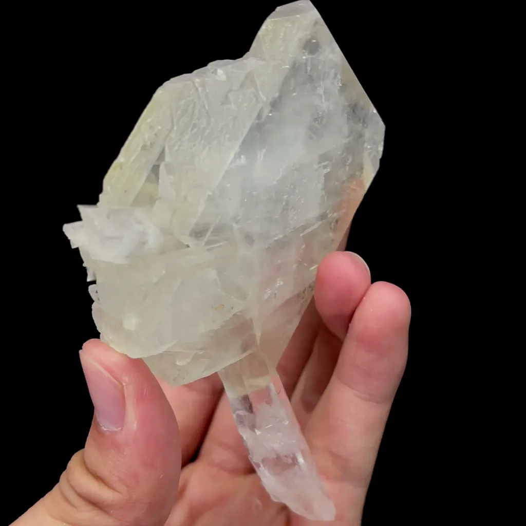 Natural Flaky Fluorite and Crystal Mineral Specimen,High Quality Specimen,ZHEJIANG,CHINA(88*66*17mm) - image 3