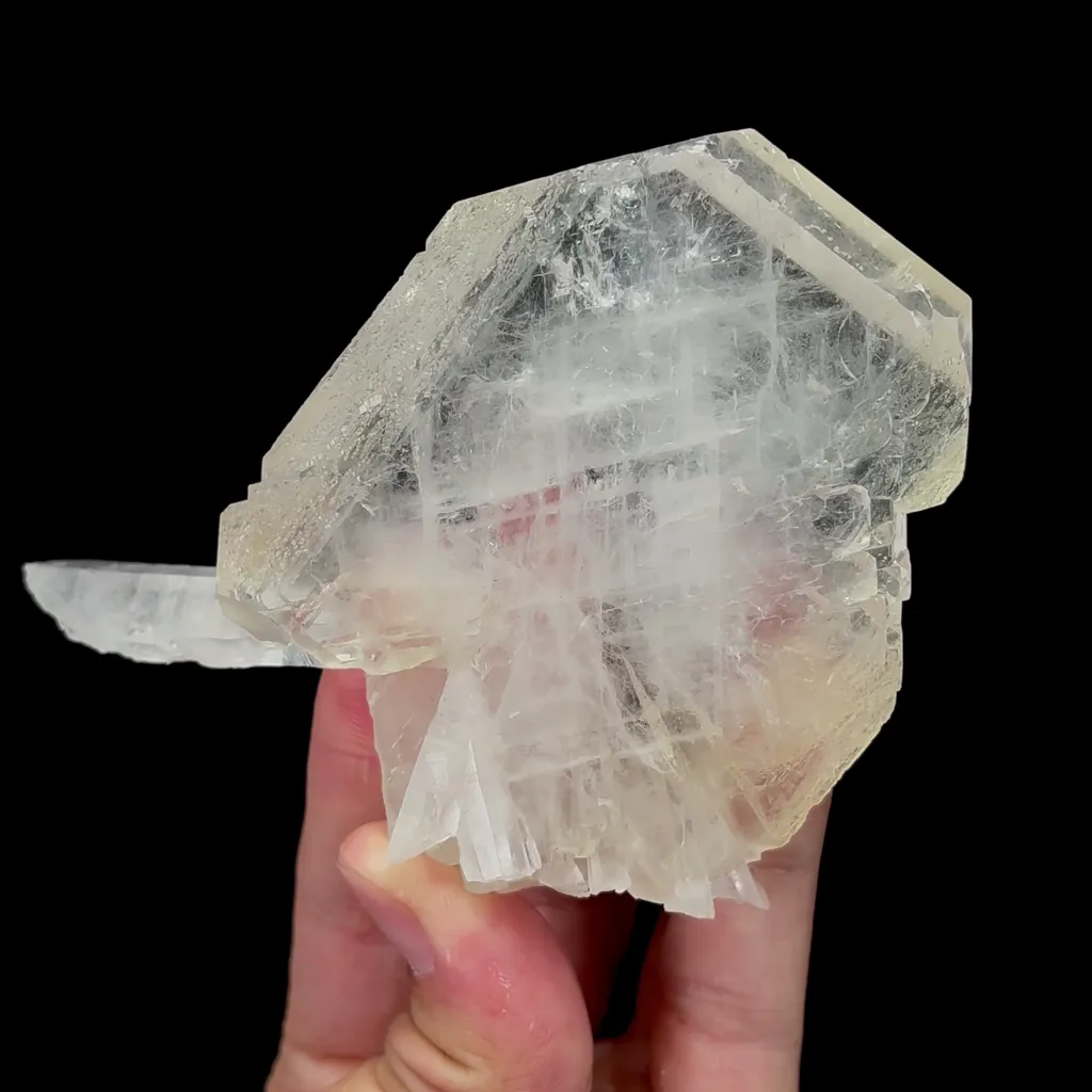 Natural Flaky Fluorite and Crystal Mineral Specimen,High Quality Specimen,ZHEJIANG,CHINA(88*66*17mm) - image 4