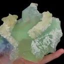 Natural Floating Green Fluorite and Calcite Mineral Specimen,High Quality Specimen,FUJIAN,CHINA(195*130*32mm) - image 2