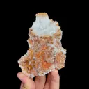 Natural Flower Shaped Gypsum and Quartz Cluster, Mineral Specimen:Guizhou,China (75*95*25MM) - image 1