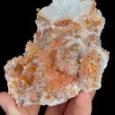 Natural Flower Shaped Gypsum and Quartz Cluster, Mineral Specimen:Guizhou,China (75*95*25MM) - image 3