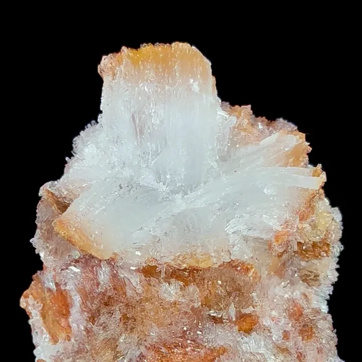 Natural Flower Shaped Gypsum and Quartz Cluster, Mineral Specimen:Guizhou,China (75*95*25MM) - image 4
