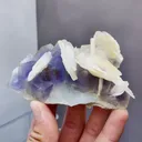 Natural Fluorite and Barite coexist comes from Chenzhou,Hunan 99*30*50MM - image 1