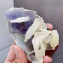 Natural Fluorite and Barite coexist comes from Chenzhou,Hunan 99*30*50MM - image 4