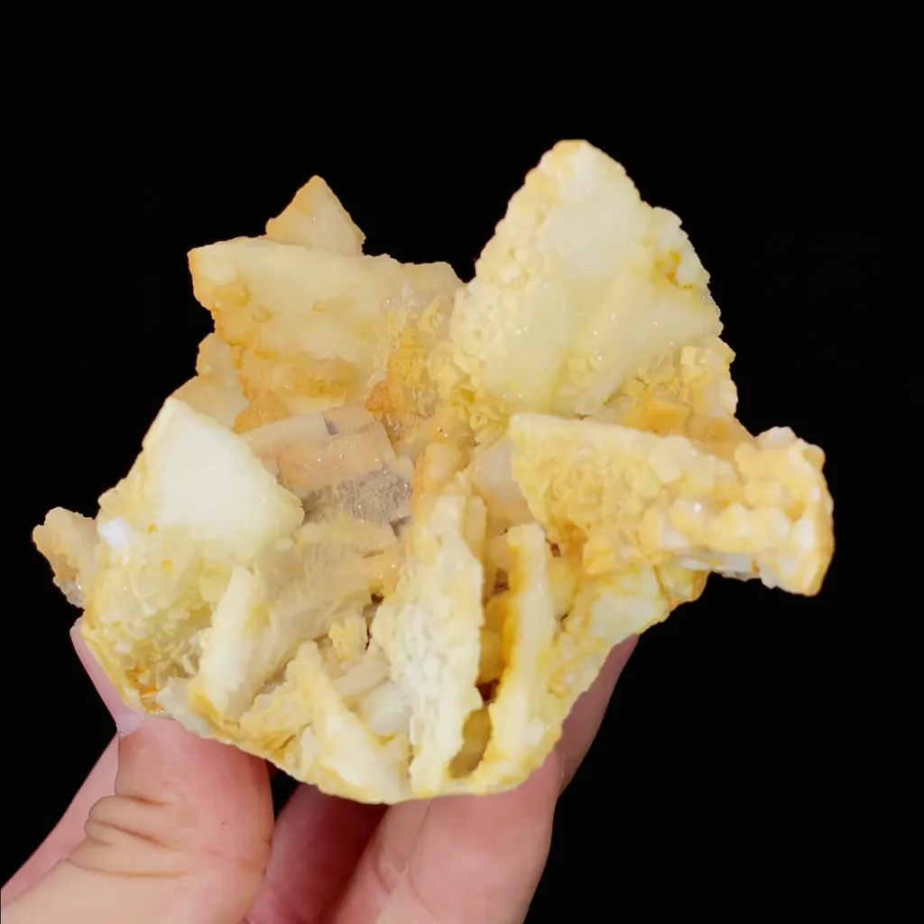 Natural Fluorite and Barite Symbiosis comes from Henan,China 105*60*50MM - image 3