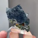 Natural Fluorite and Bismuth Ore Coexist comes from Yaogangxian,Hunan 35*30*25MM - image 1