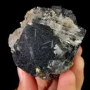 Natural Fluorite and Bismuthinite, Mineral Specimen: Yaogangxian,Hunan (50*55*50MM) - image 6