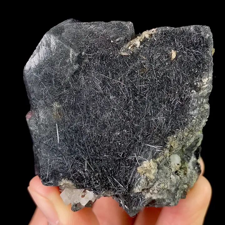 Natural Fluorite and Bismuthinite, Mineral Specimen: Yaogangxian,Hunan (50*55*50MM) - image 8