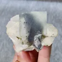 Natural Fluorite and Calcite and Quartz Symbiosis comes from Yaogangxian,Hunan 55*50*30MM - image 1