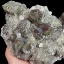 Natural Fluorite and Calcite, Mineral Specimen:Daye,Hubei (160*130*50MM) - image 2