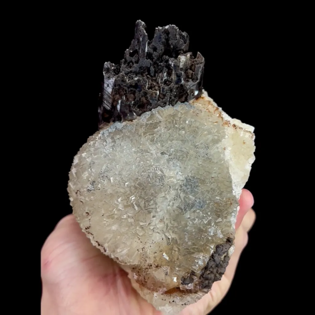 Natural Fluorite and Calcite, Mineral Specimen:Fujian,China (130*95*105MM) - image 3
